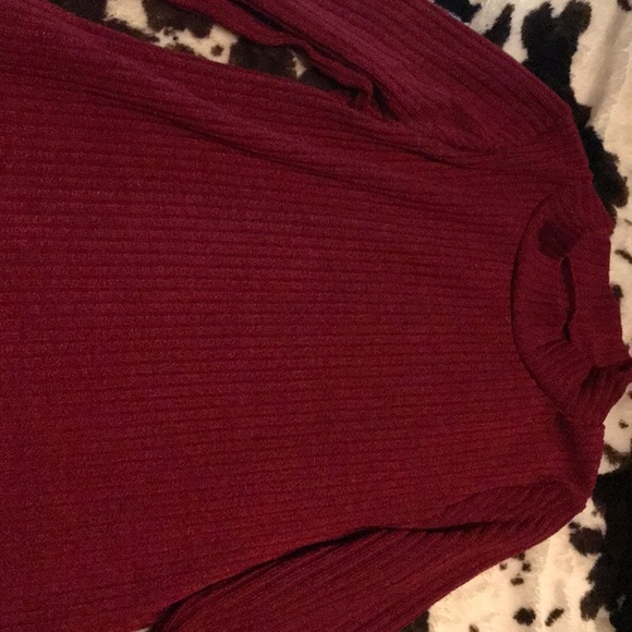 Dresses & Skirts - Maroon sweater dress